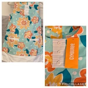 EUC: Gymboree floral flower shift girl's dress 6